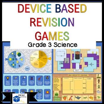 Science grade 3 - online teaching/digital revision games by Step Out Learning