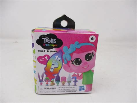 DreamWorks TrollsTopia Squad Series 1 Collectible Mini Dolls, Blind Box ...