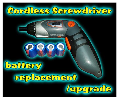 Cordless Screwdriver Battery Replacement/upgrade : 3 Steps (with ...