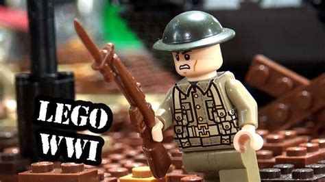 LEGO WWI Trench Raid Battle - YouTube