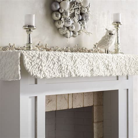 Keep your mantel nice and cozy this Christmas with our fuzzy faux fur ...