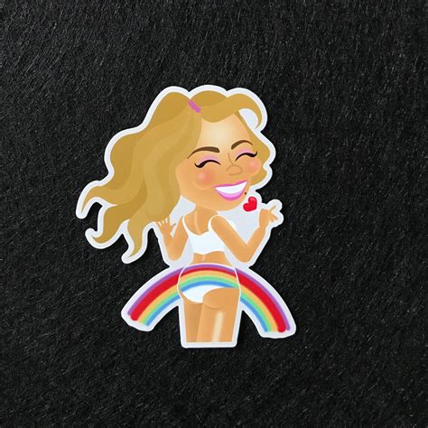 Mariah Carey rainbow Magnet - Etsy