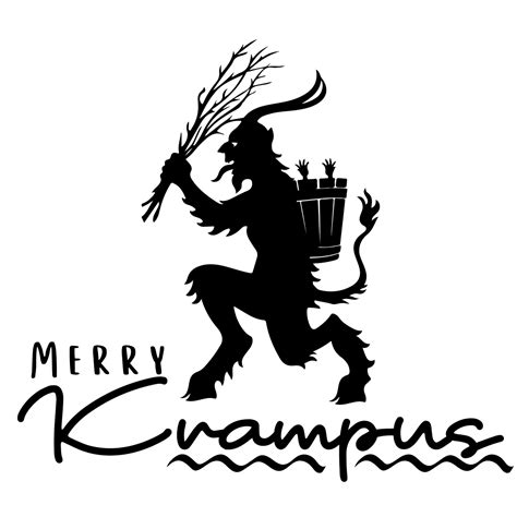 Merry Krampus Graphic PNG, Merry Krampus Clipart JPG, Merry Krampus ...