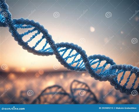 DNA Gene Helix Spiral Molecule Structure Stock Illustration ...