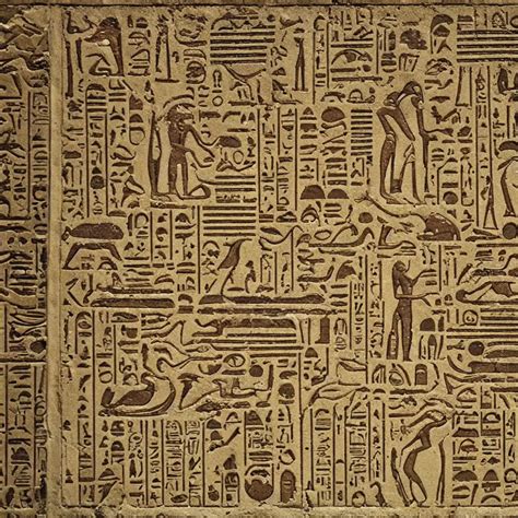 egyptian hieroglyphs close shot tile in the style of | Stable Diffusion