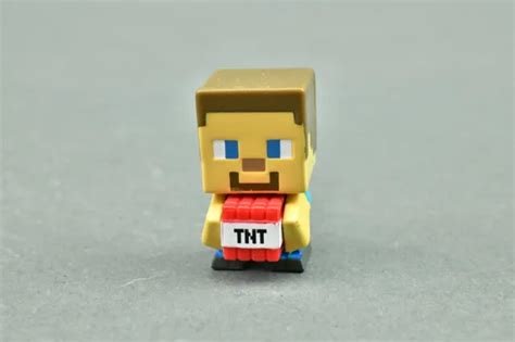 MINECRAFT STONE SERIES 2 Steve Holding TNT 1” Mini Figure $6.25 - PicClick