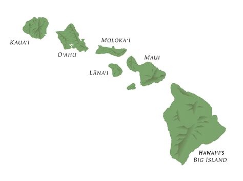 Hawaii Island Hopping & Transportation Information | Hawaiian islands map, Hawaiian island ...