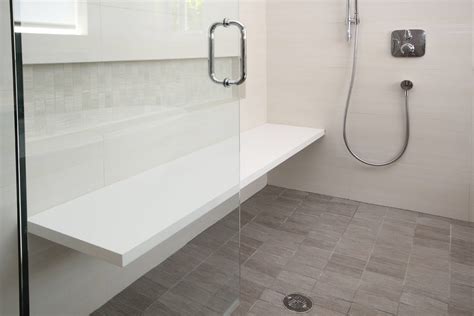 Bench Floating in shower - Contemporary - Bathroom - San Francisco - by Elite Construction ...