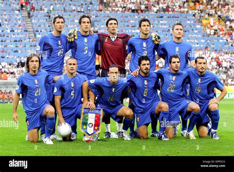 July 5, 2006 - World Cup Stadium, DORTMUND, GERMANY - ITALIAN TEAM ...