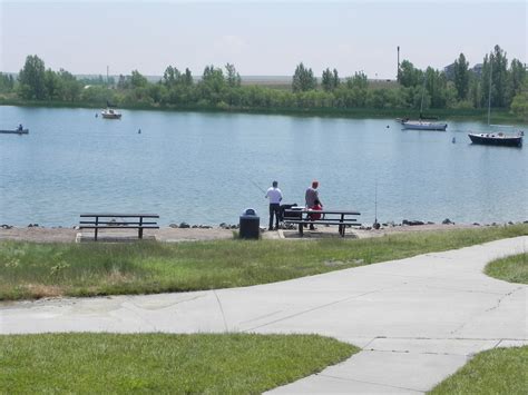 Fishing at Aurora reservoir | Natural landmarks, Landmarks, Reservoir