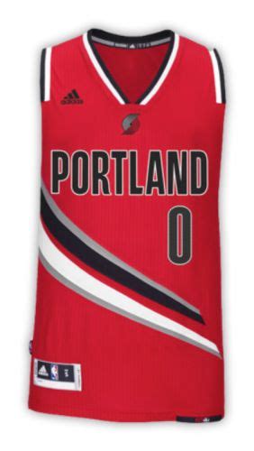 Portland Trail Blazers 2012-13 Jerseys