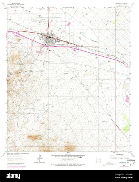 Lordsburg new mexico map Cut Out Stock Images & Pictures - Alamy