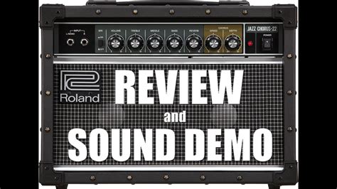 GUITAR TONE - Roland JC22 - Review & Sound Demo - YouTube