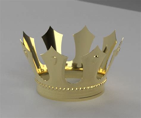 STL file 3D PRİNT READY CROWN・3D printer design to download・Cults