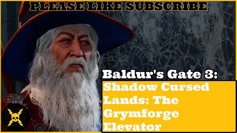 Baldur's Gate 3: How to Get to the Shadow Cursed Lands: The Grymforge Elevator - YouTube