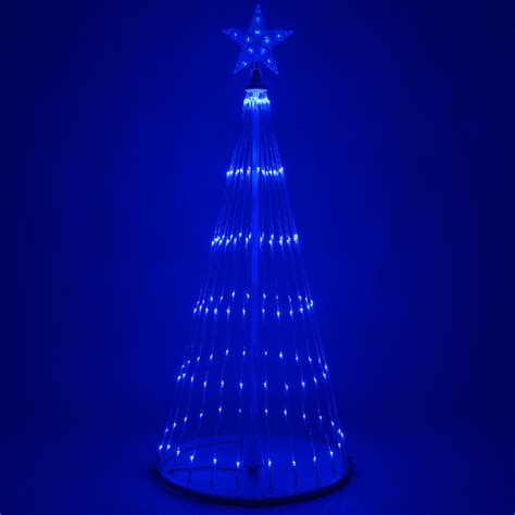 Blue LED Animated Lightshow Outdoor Christmas Tree