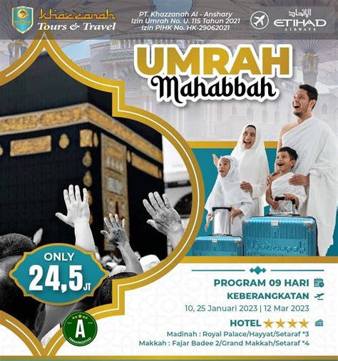 Promo Umroh Maret 2023 - Khazzanah Tour Travel