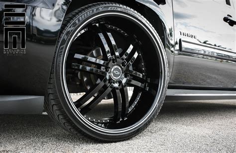 Black Tahoe Rolling on 24 Inch Rims by Exclusive Motoring | Black tahoe ...