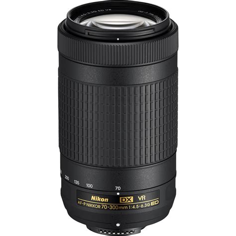 Nikon AF-P DX NIKKOR 70-300mm f/4.5-6.3G ED VR Lens 20062B B&H