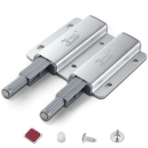 Magnetic Push Latch Heavy Duty Jiayi 1 Pack Double Push to Open Door Latch Touch Latches Kitchen ...