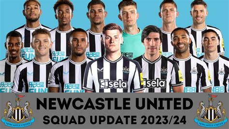 NEWCASTLE UNITED Squad Update 2023/24 Ft. Harvey Barnes & Sandro Tonali | FootWorld - YouTube