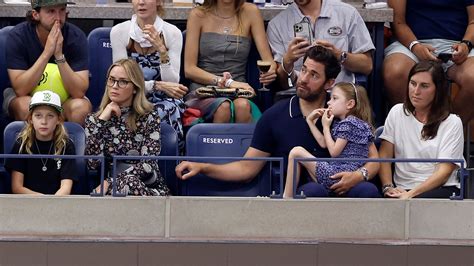 Emily Blunt and John Krasinski attend US open with daughters ...