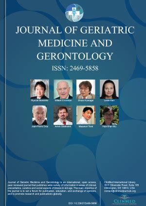 Journal of Geriatric Medicine and Gerontology | Clinmed International ...