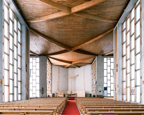 Modern Church Interiors Photos by Thibaud Poirier