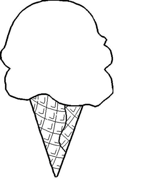 Ice Cream Cone Coloring Pages To Print at GetColorings.com | Free ...