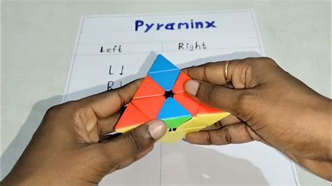 How to solve Pyraminx Rubik's Cube - YouTube