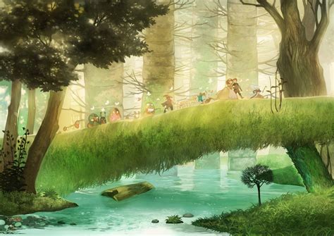 Anime Forest Backgrounds - Wallpaper Cave
