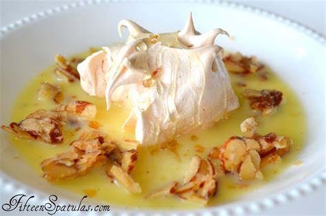 Ile Flottante: Meringue Clouds Floating in Creme Anglaise - Fifteen ...