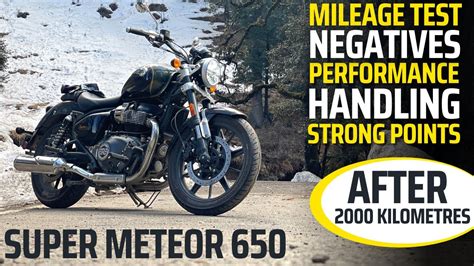 RE Super Meteor 650 Long-Term Review: Mileage Test, Pick-up, Negatives