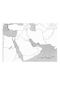 Southwest Asia Map Blank | World Map With Countries