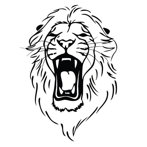 Lion Head Drawing | Free download on ClipArtMag