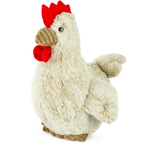 Super Soft Plush Corduroy Cuddle Farm Chicken Stuffed Animal Toy, 22.5 inch Adorable Farm Animal ...