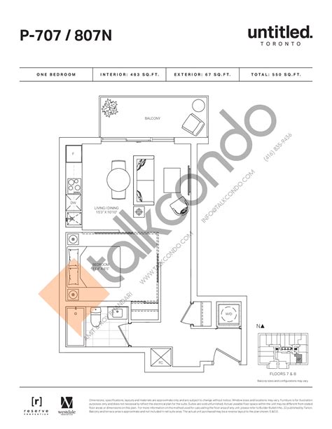 Untitled North Tower Condos | T-10N | 659 sq.ft. | 2 bedrooms