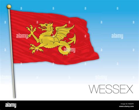 Flag of wessex Stock Vector Images - Alamy