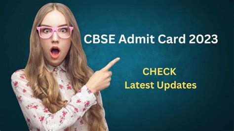 CBSE Admit Card 2023 for Classes 10 and 12 Students - CBSE Digital Edu