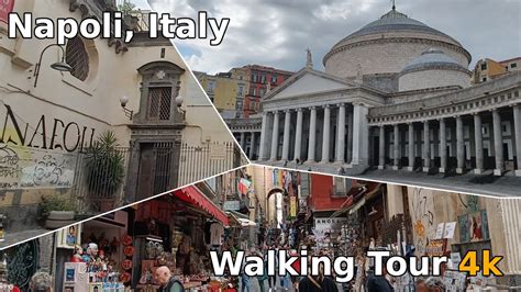 Naples Italy Walking Tour 4k - YouTube