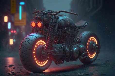 Cyberpunk bike by frozenbunn on DeviantArt