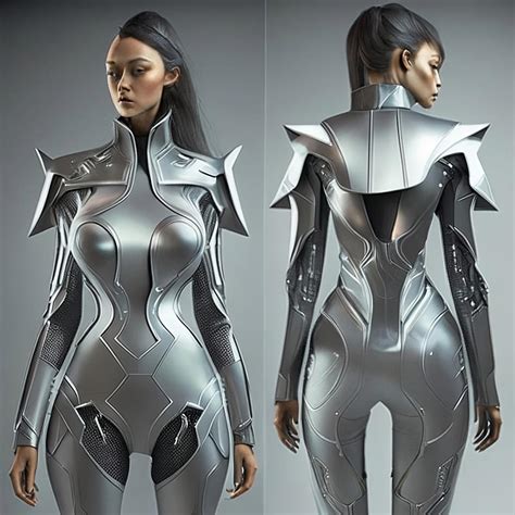 Futuristic sci-fi female clothes by Pickgameru on DeviantArt