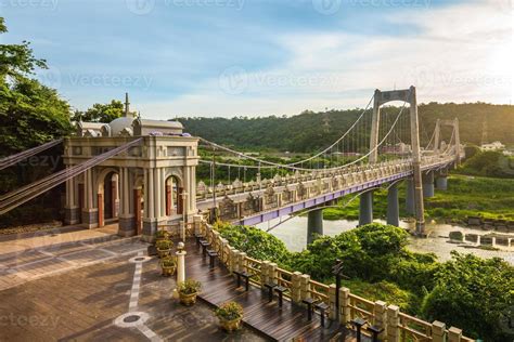 Daxi suspension bridge in Taoyuan, Taiwan 2870111 Stock Photo at Vecteezy