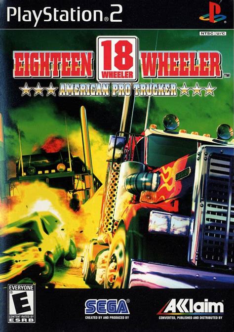 18 Wheeler American Pro Trucker Sony Playstation 2 Game