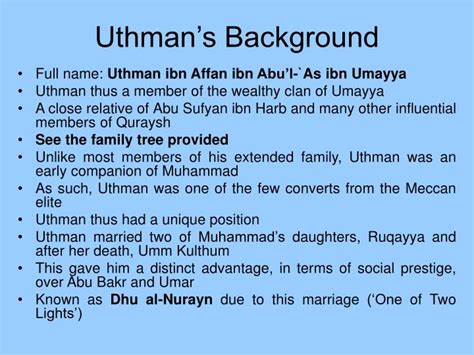 PPT - Uthman & Crisis of the Early Caliphate PowerPoint Presentation ...