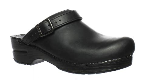 Dansko - New Dansko Womens 238-020202 Black Clogs EUR 38 - Walmart.com