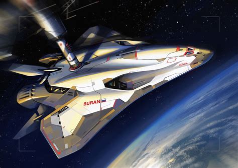 ArtStation - BURAN 2035, Aleksandr Sidelnikov | Space ship concept art ...