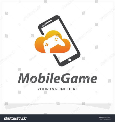 Mobile Game Application Logo Design Template Stock Vector (Royalty Free ...