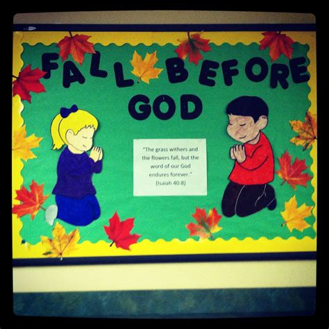 October 2012 Bulletin Board Sunday School - My version of the other one I pinned Religious ...