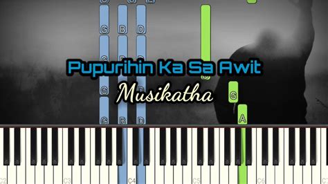 Piano Sheet Pupurihin Ka Sa Awit